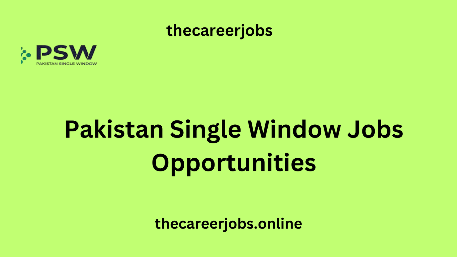 Pakistan Karachi Jobs